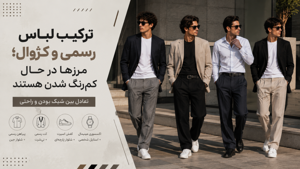 پوشاک ترند 2027 5 ترکیب لباس رسمی و کژوال